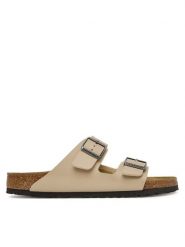 Birkenstock Klapki Arizona 1031490 Beżowy. Brązowe klapki i japonki męskie Birkenstock, z syntetyku. Za 399.99 zł.