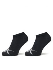Calvin Klein Jeans Skarpety krótkie 701228815 Czarny. Czarne skarpetki damskie Calvin Klein Jeans, bez wzorów, z bawełny. Za 59.99 zł.