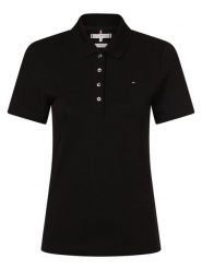 Tommy Hilfiger koszulka polo Kobiety Bawełna czarny, XS. Czarne topy sportowe damskie Tommy Hilfiger, xs, bez wzorów, z bawełny, bez ramiączek. Za 369.95 zł.
