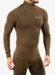 Bluza termoaktywna męska Brubeck Ranger Wool. Zielone bluzy bez kaptura męskie Brubeck, m, z elastanu. Za 417.99 zł.