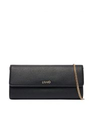 Liu Jo Torebka AF6042 E1019 Czarny. Czarne torebki wieczorowe Liu Jo, bez wzorów, ze skóry, wizytowe, bez kołnierzyka, bez ramiączek. Za 379.99 zł.