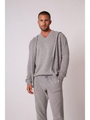 Perfect Cashmere Kaszmirowy kardigan "Eldo" w kolorze szarym rozmiar: XXL. Szare kardigany męskie Perfect Cashmere, xxl, bez wzorów, z kaszmiru, bez kołnierzyka. Za 456.99 zł.