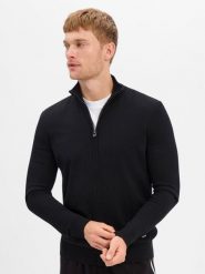 JOOP! sweter z wełny Mężczyźni wełna ze strzyży czarny, S. Czarne swetry męskie Joop!, m, bez wzorów, z wełny, bez kołnierzyka. Za 869.95 zł.