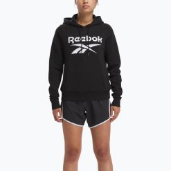 Bluza damska Reebok Identity Big Logo Fleece. Czarne bluzy bez kaptura damskie Reebok. Za 189.99 zł.