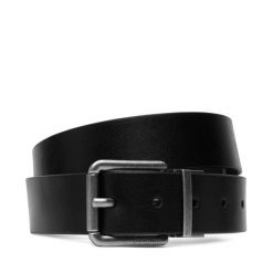 Pasek Calvin Klein. Czarne paski męskie CALVIN KLEIN, bez wzorów, casualowe. Za 289.99 zł.