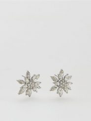 Ozdobne kolczyki - srebrny. Szare kolczyki damskie Reserved, srebrne. Za 39.99 zł.