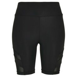Damskie Szorty z wysoką talią Urban Classics Tech Mesh. Zielone spodenki sportowe damskie Urban Classics, l, z elastanu, rowerowe. Za 117.00 zł.