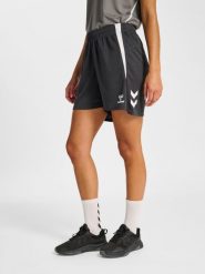 Szorty damskie Hummel Lead 2.0. Szare szorty damskie HUMMEL, bez wzorów, z materiału, eleganckie, z standardowym stanem. Za 191.00 zł.