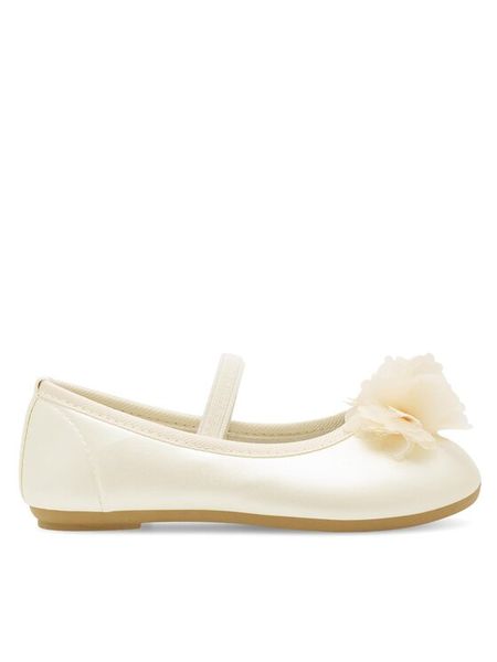 Nelli Blu Baleriny CF2685-2 Écru. Baleriny dziewczęce Nelli Blu, bez wzorów, ze skóry. Za 59.99 zł.