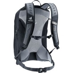 Plecak z siatką dystansową Deuter AC Lite 17 - black. Czarne plecaki damskie Deuter, bez wzorów, z materiału, klasyczne. Za 373.99 zł.