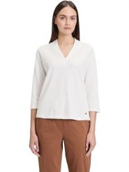 BETTY & CO Bluzka w kolorze białym rozmiar: L. Białe bluzki damskie Betty & Co., l, bez wzorów, bez kołnierzyka, bez ramiączek. Za 95.95 zł.