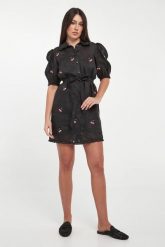 Sukienka damska z motywem czereśni TWINSET. Sukienki damskie Twinset Milano, bez wzorów, bez kołnierzyka, bez ramiączek. Za 1,249.00 zł.