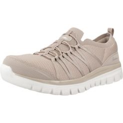 Buty SKECHERS GRACEFUL - SOFT SOUL Beżowy. Brązowe buty sportowe na co dzień damskie Skechers, bez wzorów, z tkaniny. Za 297.79 zł.