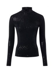 HUGO koszulka z długim rękawem - Drisila Kobiety czarny, XS. Czarne t-shirty damskie Hugo, xs, bez wzorów, z syntetyku, bez kołnierzyka. Za 479.95 zł.