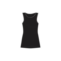 Top Gym & Pilates 500 damski. Czerwone topy sportowe damskie DOMYOS, xl, bez wzorów, z bawełny, bez ramiączek. Za 19.99 zł.