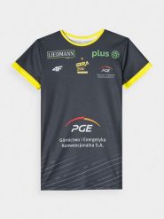 4F Koszulka meczowa replika wyjazdowa z sezonu 2024/25 dziecięca 4F x PGE GiEK Skra Bełchatów - multikolor 110/116. Koszulki dziewczęce 4f, bez wzorów, z dzianiny, bez ramiączek. Za 139.99 zł.