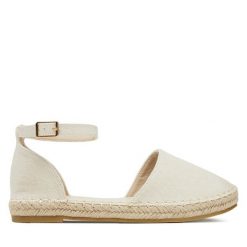 Espadryle DeeZee. Brązowe espadryle damskie DeeZee, bez wzorów, bez obcasa. Za 119.99 zł.