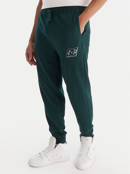 DC Shoes Spodnie dresowe ADYFB03072 GTP0 Zielony Regular Fit. Zielone spodnie dresowe męskie DC Shoes, bez wzorów, z bawełny. Za 229.99 zł.