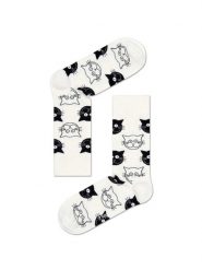 Happy Socks Skarpety w kolorze kremowym rozmiar: 41-46. Brązowe skarpetki męskie Happy Socks, bez wzorów. Za 30.71 zł.