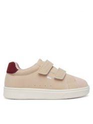 Tommy Hilfiger Sneakersy Low Cut Velcro Sneaker T1A9-35062-0315 M Beżowy jasny. Brązowe buty sportowe dziewczęce Tommy Hilfiger, bez wzorów, ze skóry, bez zapięcia. Za 284.99 zł.