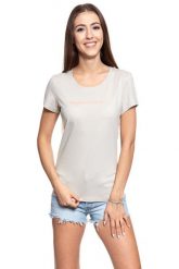 MUSTANG T SHIRT DAMSKI Alexia C Print 1009055 4025. Szare t-shirty damskie Mustang, s, bez wzorów, bez kołnierzyka. W wyprzedaży za 39.99 zł.