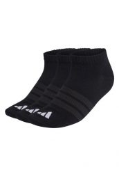 Skarpety adidas Thin & Light Essentials Low Cut 3-pak. Czarne skarpetki damskie Adidas, bez wzorów, z bawełny. Za 42.99 zł.