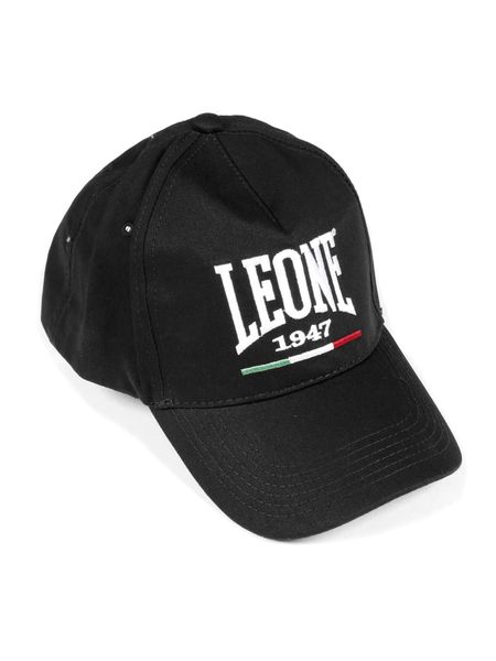 Podstawowe czapki męskie. Niebieskie czapki męskie LEONE 1947 APPAREL, bez wzorów, z bawełny, sportowe. Za 84.16 zł.