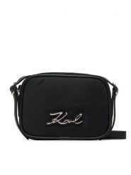 KARL LAGERFELD Torebka A3W32092 Czarny. Czarne listonoszki damskie Karl Lagerfeld, bez wzorów, ze skóry, bez dodatków. Za 489.99 zł.