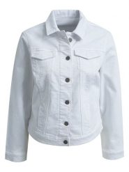 Smith & Soul Kurtka dżinsowa w kolorze białym rozmiar: XS. Białe kurtki damskie Smith & Soul, xs, bez wzorów, bez kaptura. Za 195.99 zł.