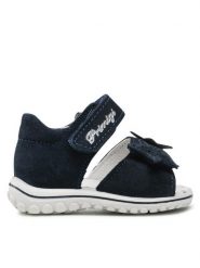 Primigi Sandały 1862344 Granatowy. Niebieskie sandały dziewczęce Primigi, ze skóry, bez zapięcia. Za 139.99 zł.