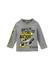Original Marines Bluzka DCA0704NM Szary Regular Fit. Szare t-shirty chłopięce Original Marines, bez wzorów, z bawełny, bez ramiączek. Za 59.99 zł.