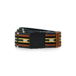 Pasek do spodni Arcade Keyah - jalapeno/black. Brązowe paski męskie ARCADE, bez wzorów. Za 125.99 zł.