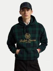 Polo Ralph Lauren Bluza 710B28746001 Zielony ciemny Regular Fit. Zielone bluzy bez kaptura męskie Polo Ralph Lauren, m, z bawełny. Za 1,299.00 zł.
