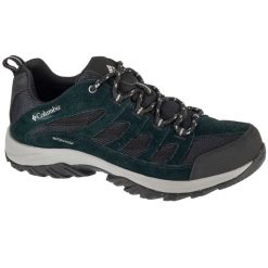 Buty trekkingowe męskie, Crestwood Waterproof. Czarne buty trekkingowe męskie Columbia, bez zapięcia, trekkingowe. Za 349.99 zł.