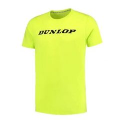 Koszulka sportowa męska Dunlop Essentials Tee. Żółte t-shirty sportowe męskie Dunlop, m, bez ramiączek. Za 79.99 zł.