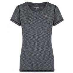Damska koszulka sportowa LOAP Marlie, M – oddychająca, szybkoschnąca. Czarne bluzki sportowe damskie ZSPORT, m, bez wzorów, bez ramiączek. Za 188.99 zł.