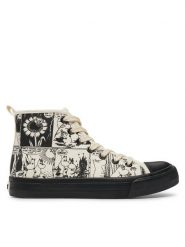 Moomin Trampki CS193MMN Beżowy. Brązowe trampki i tenisówki damskie Moomin, bez wzorów, z materiału. Za 58.99 zł.