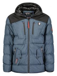 Geographical Norway Parka "Cashblend" w kolorze niebieskim rozmiar: S. Niebieskie parki męskie Geographical Norway, s, bez wzorów. Za 247.99 zł.