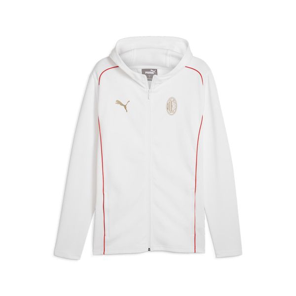 Casualowa bluza dresowa Milan AC 2024/25. Białe bluzy bez kaptura męskie Puma, z dresówki. W wyprzedaży za 297.00 zł.