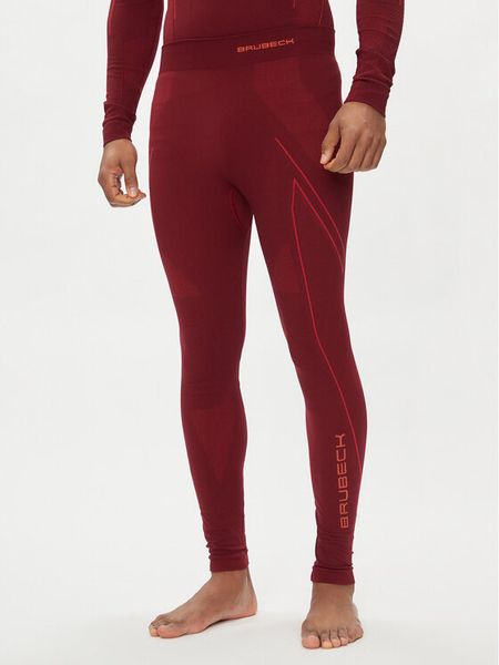 Brubeck Bielizna termoaktywna dolna LE1184M Czerwony Slim Fit. Czerwona bielizna termoaktywna męska Brubeck, l, bez wzorów, z syntetyku. Za 109.99 zł.