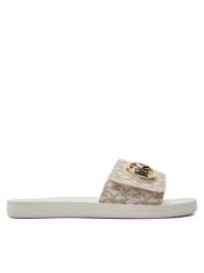 MICHAEL Michael Kors Klapki Mk Charm Slide 40R4MKFA1B Écru. Klapki damskie MICHAEL Michael Kors, bez wzorów, ze skóry, bez obcasa. Za 359.99 zł.