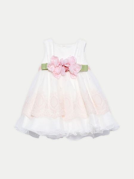 Abel & Lula Sukienka elegancka 5004 Écru Regular Fit. Sukienki dziewczęce Abel & Lula, bez wzorów, z syntetyku, bez ramiączek. Za 259.99 zł.