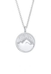 Elli Damskie zawieszka moneta Góry Alpy Łąki dla podróżnika w pozłacanym srebrze próby 925 Sterling Silver Naszyjniki 1 ct. Szare naszyjniki damskie Elli, pozłacane. Za 249.89 zł.
