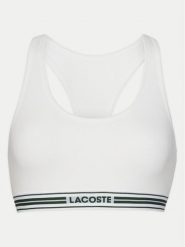 Lacoste Biustonosz top IF8167 Biały. Białe biustonosze Lacoste, xs, bez wzorów, z bawełny, bez kołnierzyka. Za 89.99 zł.