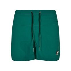 Spodenki kąpielowe Urban Classics Block. Brązowe kąpielówki męskie Urban Classics, l, z nylonu. Za 96.05 zł.