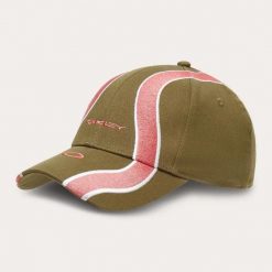Czapka z daszkiem unisex Oakley WAVE zielona FOS901485-7D8 r L/XL. Zielone czapki z daszkiem damskie Oakley, bez wzorów, z materiału. Za 147.40 zł.