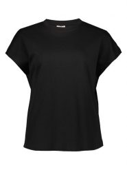 JDY Koszulka "Siggi Life" w kolorze czarnym rozmiar: XL. Czarne bluzki damskie JDY, xl, bez wzorów, z bawełny, bez kołnierzyka, bez ramiączek. Za 68.95 zł.