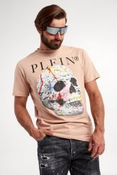 T-shirt męski PHILLIPP PLEIN. T-shirty męskie Philipp Plein, m, bez wzorów, bez kołnierzyka. W wyprzedaży za 1,676.35 zł.