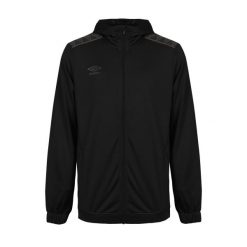 Bluza dresowa zapinana na zamek błyskawiczny Umbro. Czarne bluzy bez kaptura męskie Umbro, z dresówki. Za 352.00 zł.