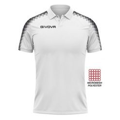 Polo Givova Club Wit XL - Luksusowa Męska Koszulka Polo z Bawełny. Białe koszule męskie Givova, m, bez wzorów, z bawełny, bez ramiączek. Za 178.99 zł.